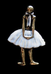 Degas Jewellery : brooch-pendant : The Little Fourteen Years Old Dancer