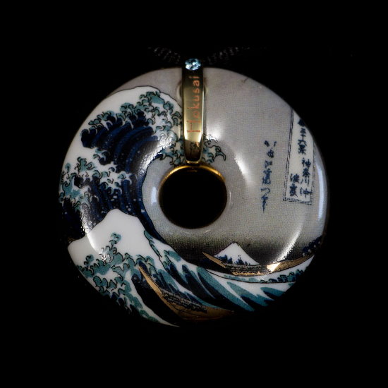 Ciondolo Hokusai : La grande onda di Kanagawa
