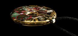 Klimt pendant : Fulfillment, detail n1