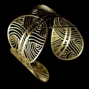 Brazalete pulsera Klimt : El arbol de la vida