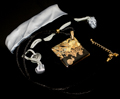 Klimt pendant : Adle Bloch-Bauer (velvet purse)