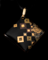 Klimt pendant : Adle Bloch-Bauer (back of the jewel)