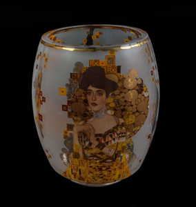 Gustav Klimt tealight holder, Adle Bloch
