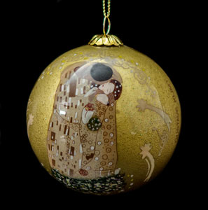 Boule de Nol Gustav Klimt, Le Baiser