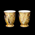 Duo de mugs Gustav Klimt, Le baiser (bote coeur)