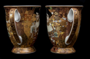Duo de mugs en porcelaine Gustav Klimt, Adle Bloch