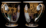 Duo de mugs en porcelaine Gustav Klimt, Judith