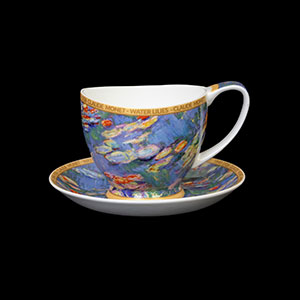 Coffret tasse  th et sous-tasse Claude Monet, Les nymphas