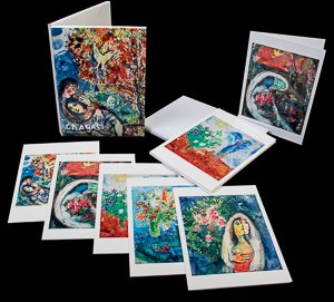 Bustina di 10 cartoline doppie Marc Chagall (n2)