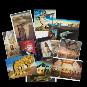 10 postcards of Dali (Sleeve n1)