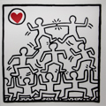 Keith Haring postcard n4