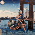 Cartes postales Hokusai n1