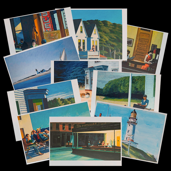 Cartes postales Edward Hopper (Lot n1)