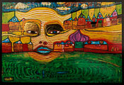 Hundertwasser postcard n6