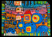 Hundertwasser postcard n5