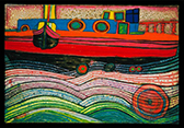 Hundertwasser postcard n7