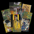 Gustav Klimt postcard sleeve of 10 postcards