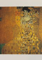 Gustav Klimt postcard : Portrait d'Adle Bloch Bauer