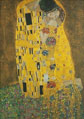Gustav Klimt postcard : The kiss