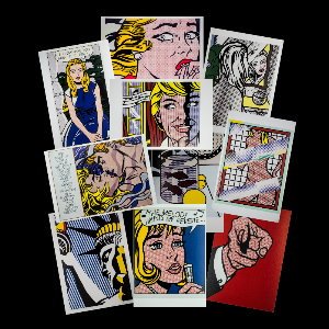 10 postcards of Lichtenstein