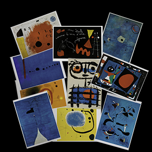Joan Miro postcards (n2)