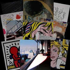 10 postcards of various artists (Sleeve n1)