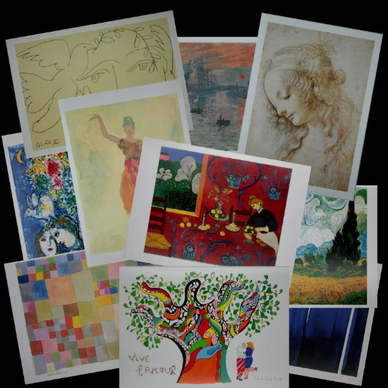 Paul Klee postcards (n1)