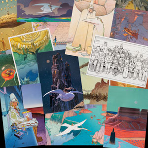 15 tarjetas postales de Jean Giraud, Moebius (Bolsillo n1)