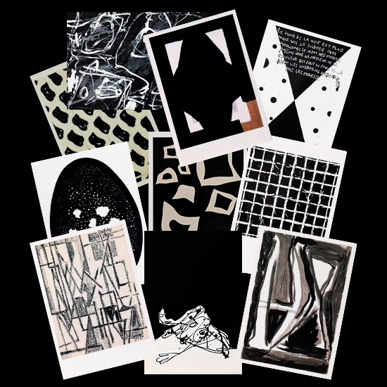 13 Cartes postales Noir et Blanc (Lot n1)