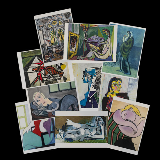 13 Cartes postales Pablo Picasso (Lot n1)