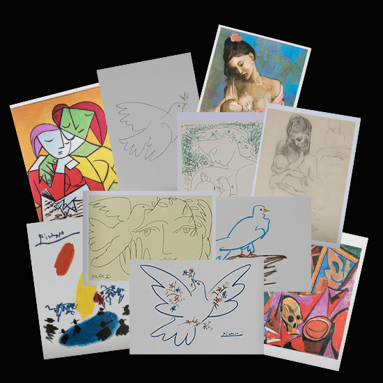 Pablo Picasso postcards (n3)