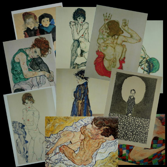 Egon Schiele postcards (n1)