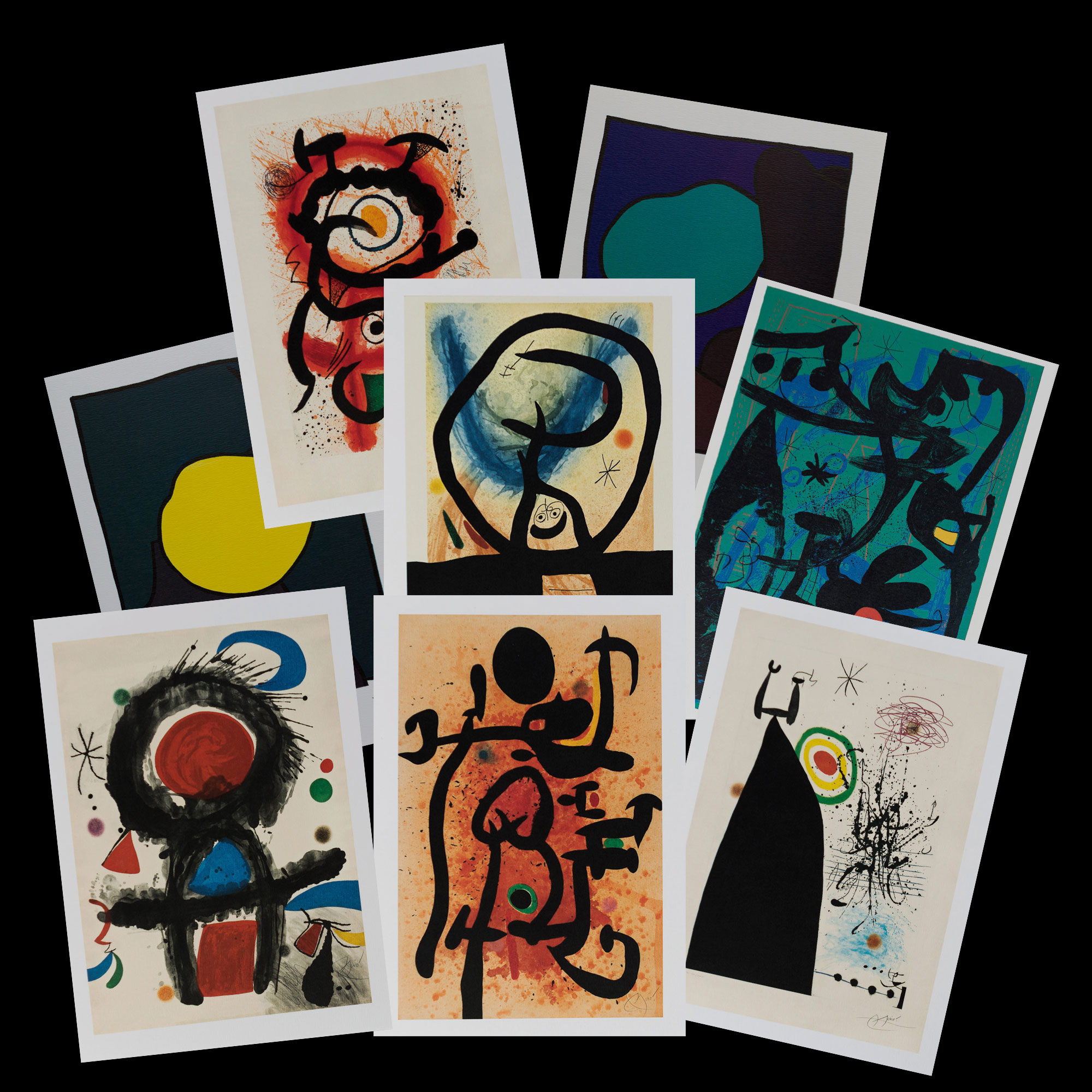 8 tarjetas de felicitacin varios artistas (Bolsillo n3)