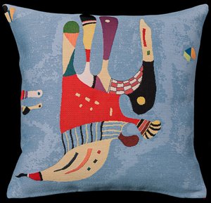 Fodera di cuscino Kandinsky : Blu del cielo