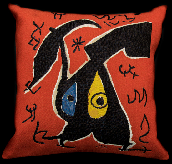 Fodera di cuscino Joan Miro : Femmes Oiseaux