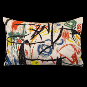 Joan Miro cushion cover : Painting (1968-1972)