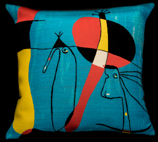 Fodera di cuscino Joan Miro : Pour Pilar, de tout coeur II