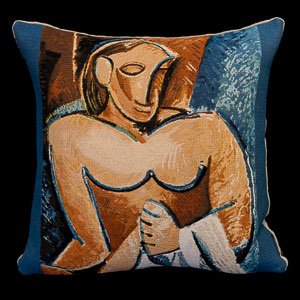 Housse de coussin Pablo Picasso : Nu  la serviette, 1907