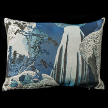 Artistic cushions after Hokusai