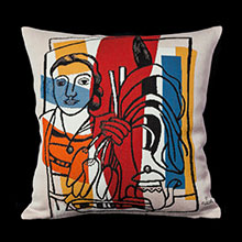Artistic cushions after Fernand Lger
