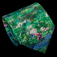 Cravate en soie Claude Monet, L'tang Japonais