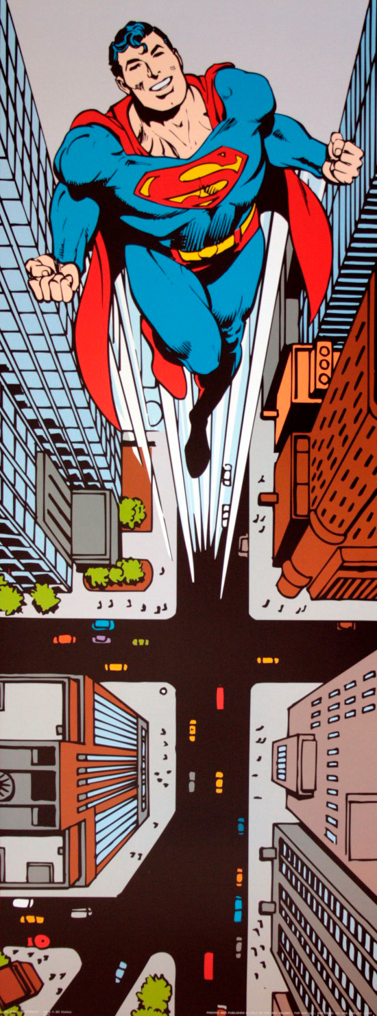 DC Comics : Superman : Reproduction en Affiche d'art 