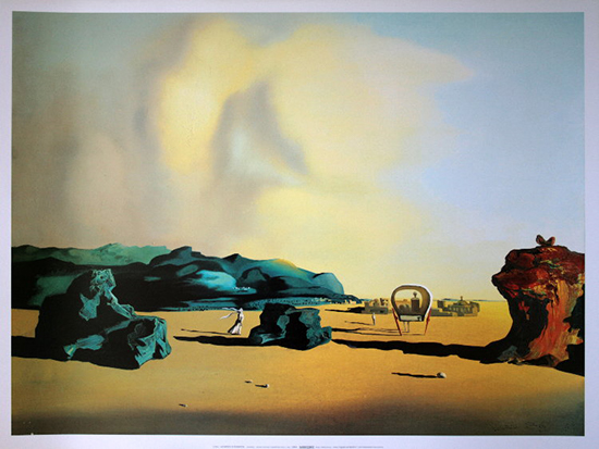Affiche Salvador Dali : Moment de Transition, 1934