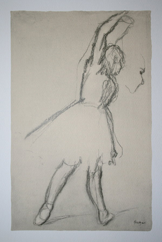 Edgar DEGAS : Petite danseuse 1 : Reproduction en Affiche d'art sur un beau et luxueux papier vlin pais 250g 