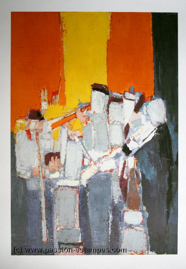 DE STA�L : Reproduction : Les Musiciens