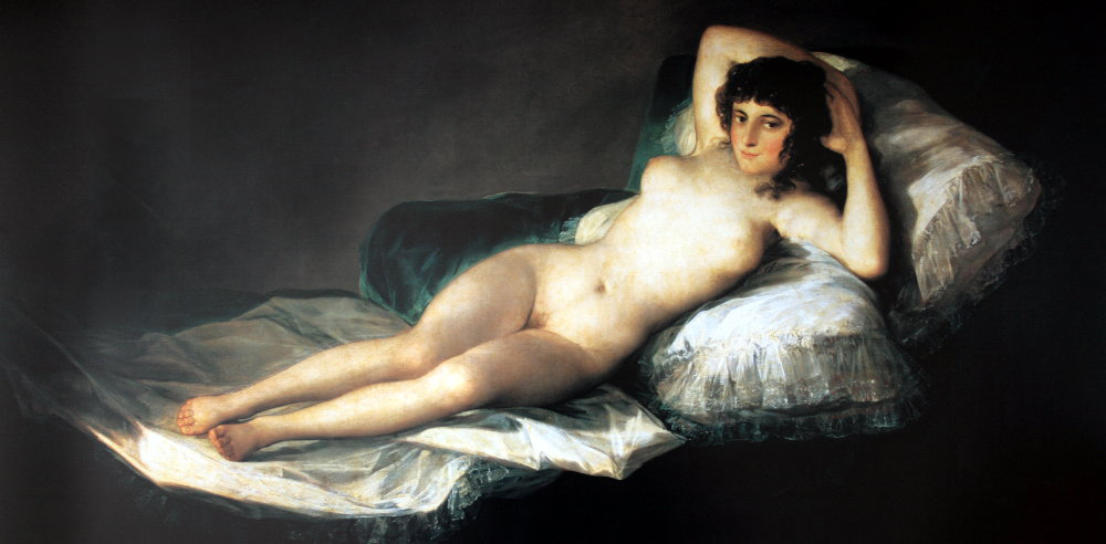 Lmina Francisco Goya, La Maja desnuda