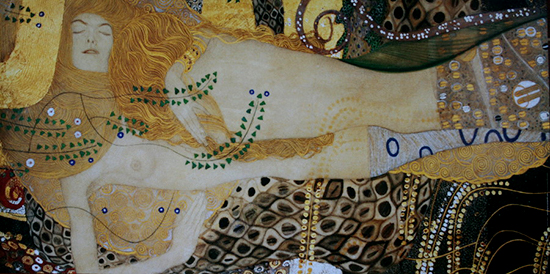 Affiche Gustav Klimt : Sea Serpents II