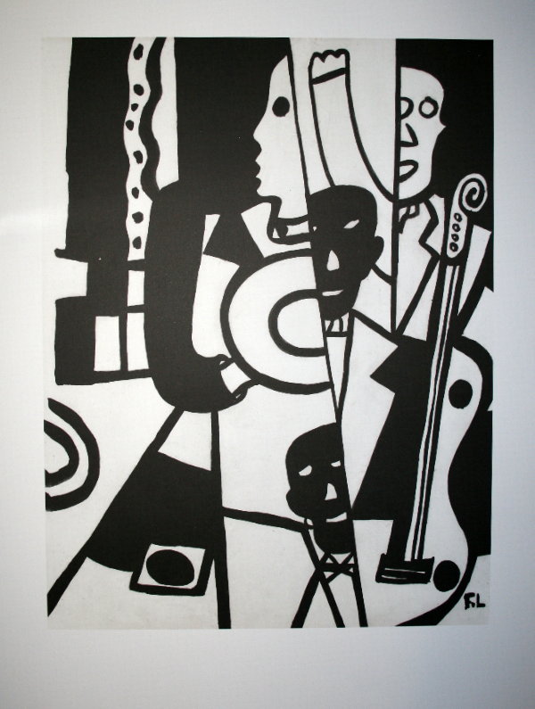Fernand LEGER : lithographie : JAZZ 1930