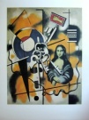 Fernand LEGER : Quadrichromie : La Joconde aux cl�s 1930