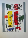 Fernand LEGER lithographie : La libert�